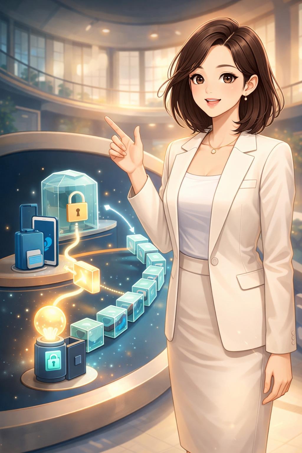 Reinforce the complete beginner model: a wallet manages keys and addresses, authorizes transactions, connects to a blockchain, and depends on secure recovery arrangements.